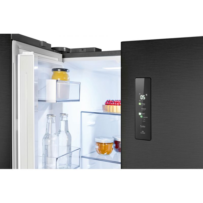 Fridge/Freezer 400L black Bomann KG 7354 black