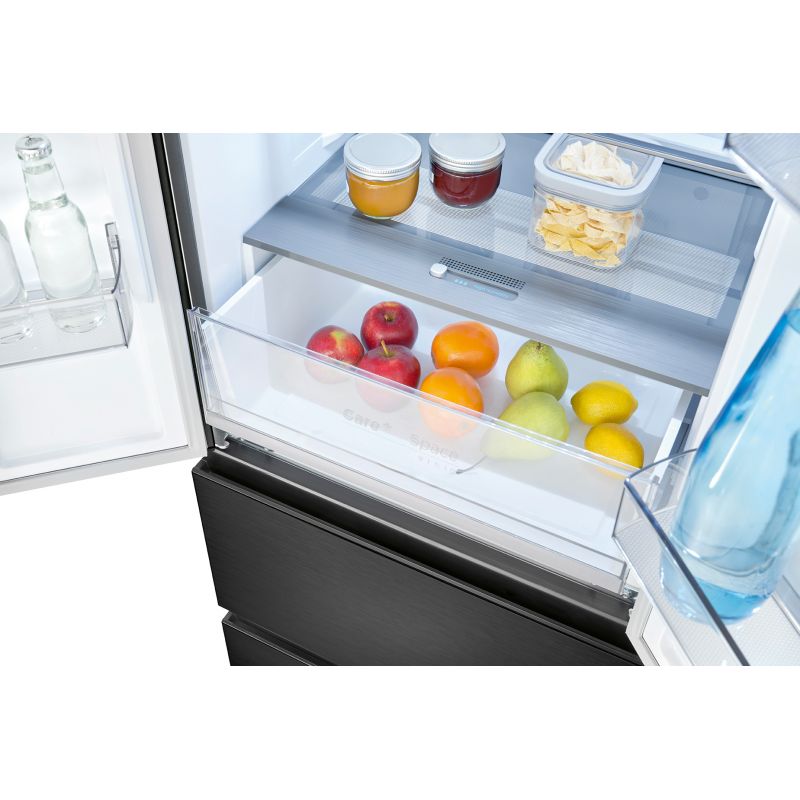 Fridge/Freezer 400L black Bomann KG 7354 black