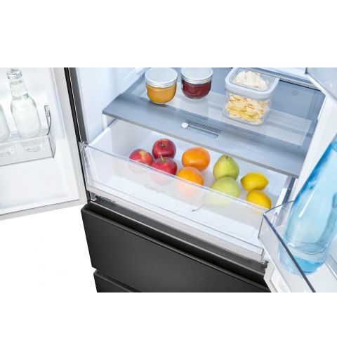 Fridge/Freezer 400L black Bomann KG 7354 black