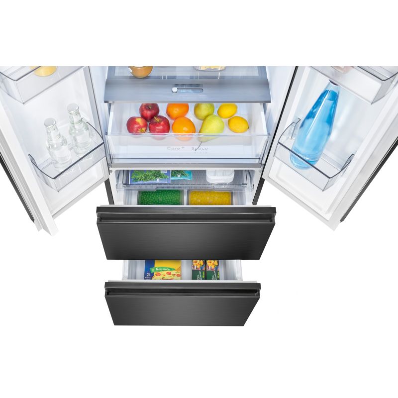 Fridge/Freezer 400L black Bomann KG 7354 black