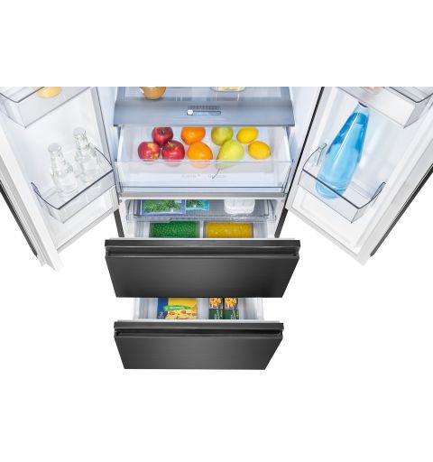 Fridge/Freezer 400L black Bomann KG 7354 black