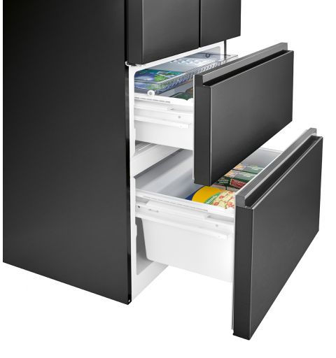 Fridge/Freezer 400L black Bomann KG 7354 black