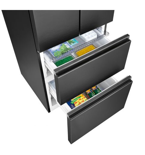 Fridge/Freezer 400L black Bomann KG 7354 black