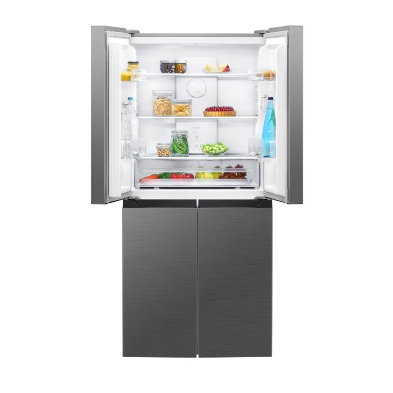 Réfrigérateur et congélateur 362L Inox Bomann KG 7358 Inox