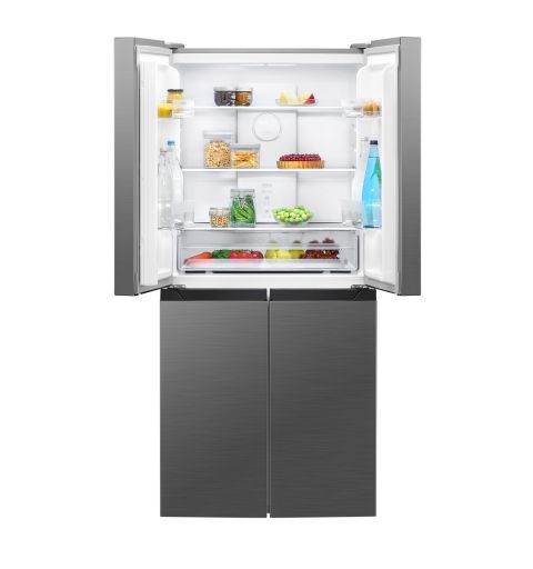 Réfrigérateur et congélateur 362L Inox Bomann KG 7358 Inox