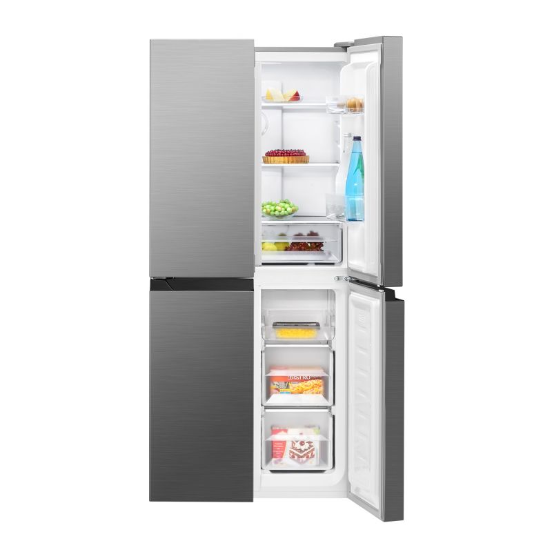 Réfrigérateur et congélateur 362L Inox Bomann KG 7358 Inox