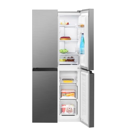 Réfrigérateur et congélateur 362L Inox Bomann KG 7358 Inox