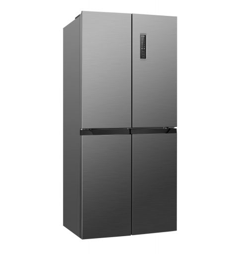 Réfrigérateur et congélateur 362L Inox Bomann KG 7358 Inox