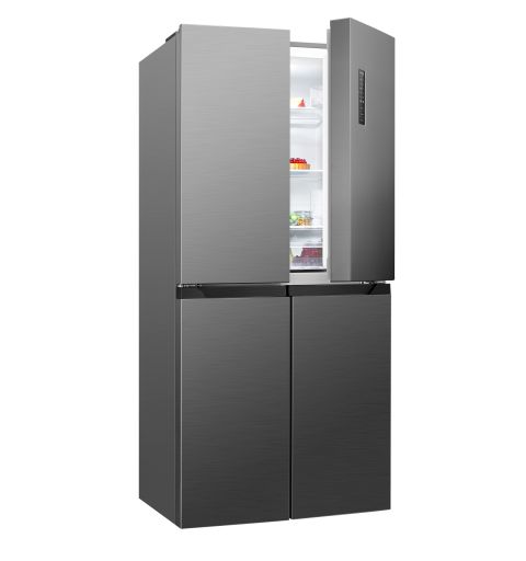 Réfrigérateur et congélateur 362L Inox Bomann KG 7358 Inox