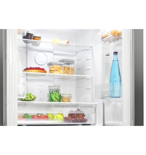 Réfrigérateur et congélateur 362L Inox Bomann KG 7358 Inox