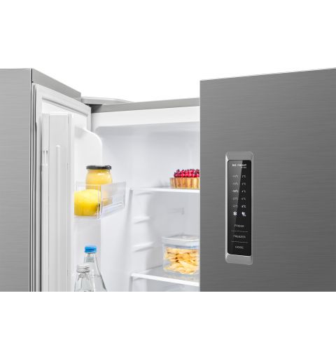 Réfrigérateur et congélateur 362L Inox Bomann KG 7358 Inox