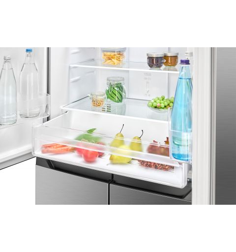 Réfrigérateur et congélateur 362L Inox Bomann KG 7358 Inox