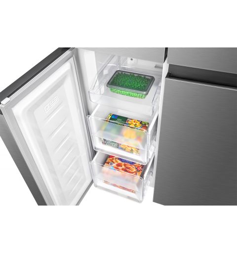 Réfrigérateur et congélateur 362L Inox Bomann KG 7358 Inox