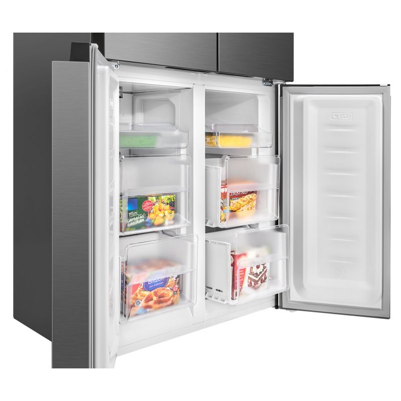 Réfrigérateur et congélateur 362L Inox Bomann KG 7358 Inox