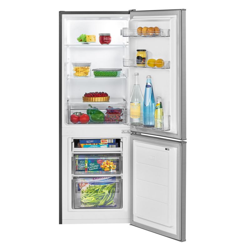 Réfrigérateur et congélateur 173L Inox Bomann KG 7359 Inox 