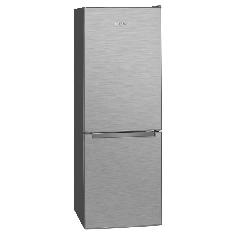 Réfrigérateur et congélateur 173L Inox Bomann KG 7359 Inox 