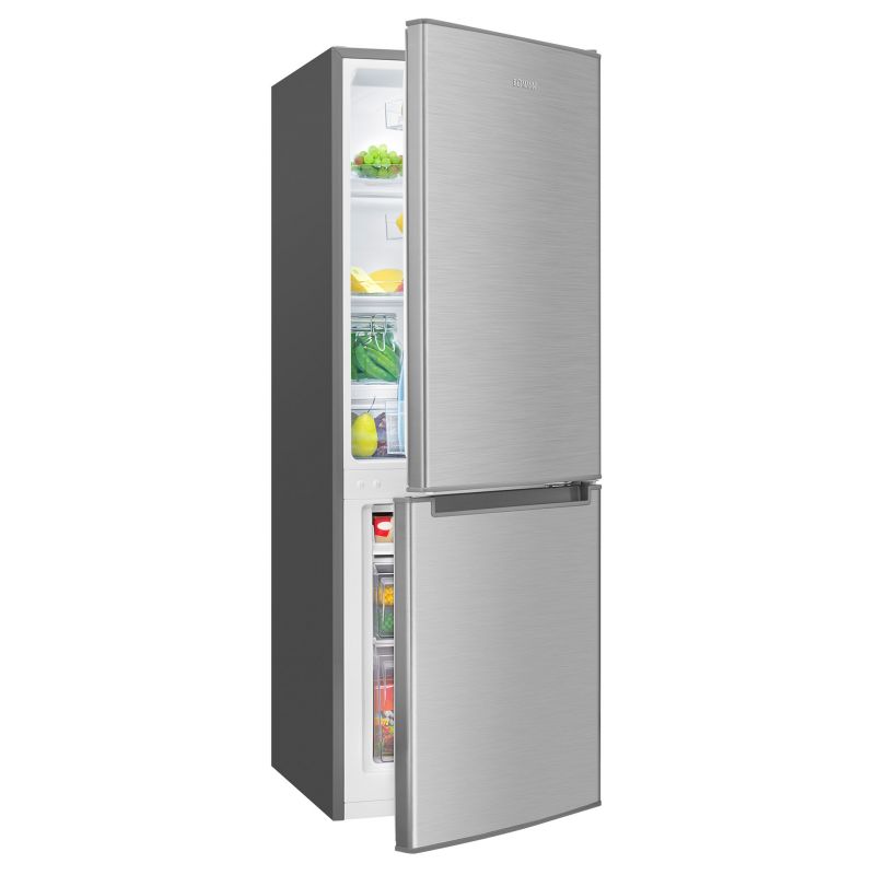 Réfrigérateur et congélateur 173L Inox Bomann KG 7359 Inox 