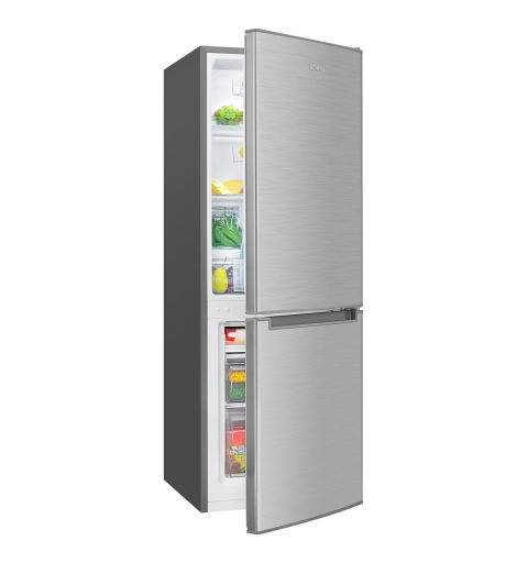 Réfrigérateur et congélateur 173L Inox Bomann KG 7359 Inox 