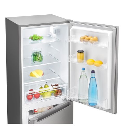 Réfrigérateur et congélateur 173L Inox Bomann KG 7359 Inox 