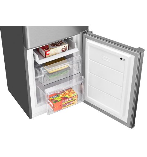 Réfrigérateur et congélateur 173L Inox Bomann KG 7359 Inox 