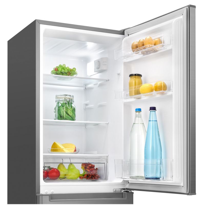 Réfrigérateur et congélateur 173L Inox Bomann KG 7359 Inox 