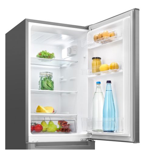 Réfrigérateur et congélateur 173L Inox Bomann KG 7359 Inox 