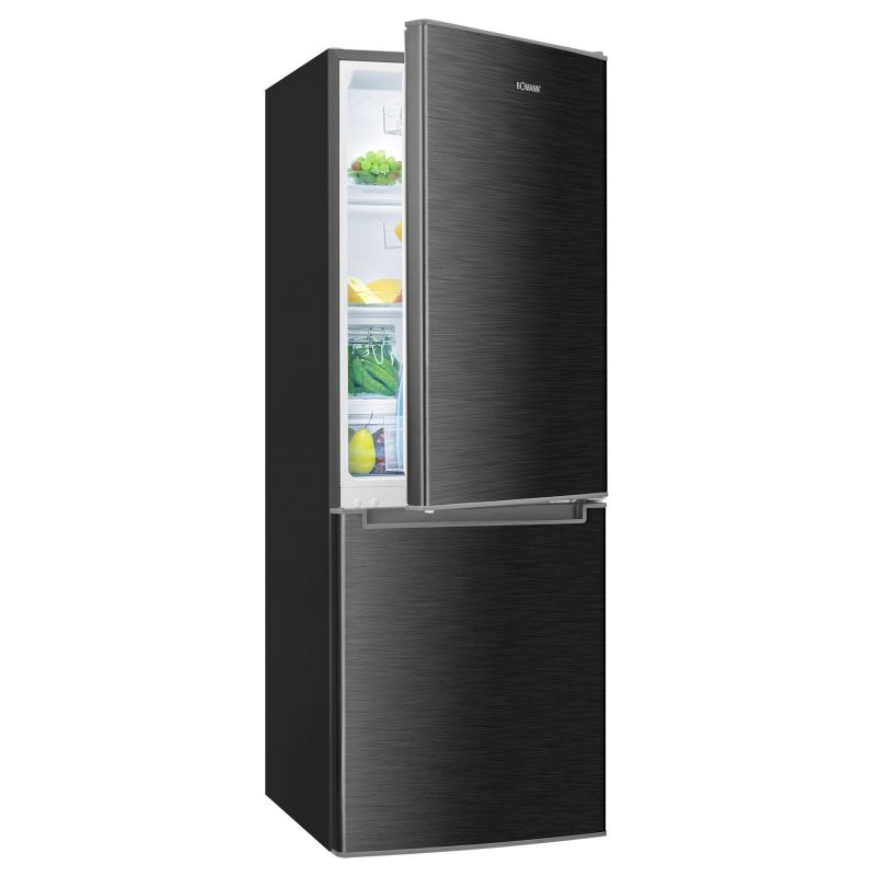 Fridge/Freezer173L Black Bomann KG 7359 Black