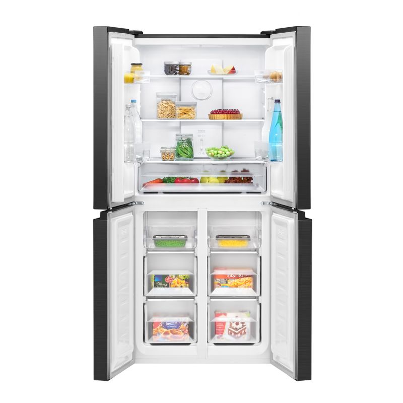 Fridge/Freezer362L Black Bomann KG 7358 Black