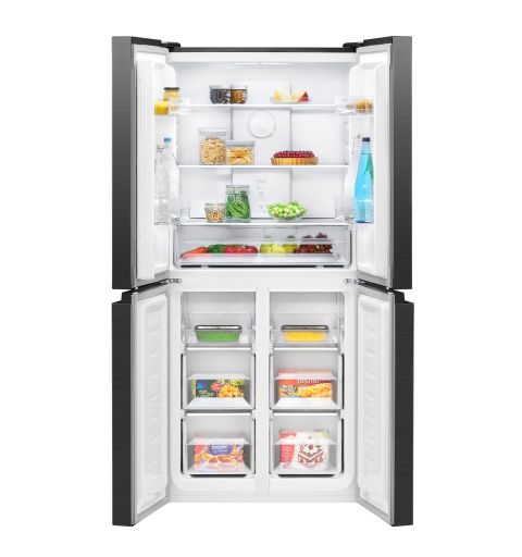 Fridge/Freezer362L Black Bomann KG 7358 Black