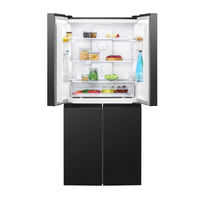 Fridge/Freezer362L Black Bomann KG 7358 Black