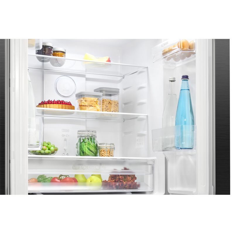 Fridge/Freezer362L Black Bomann KG 7358 Black