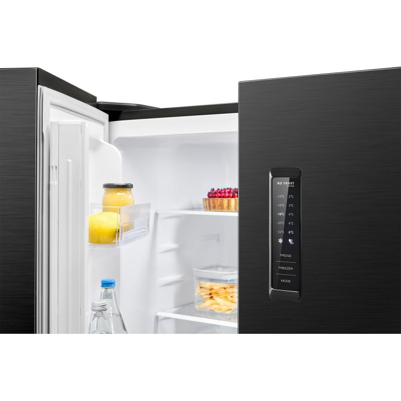 Fridge/Freezer362L Black Bomann KG 7358 Black