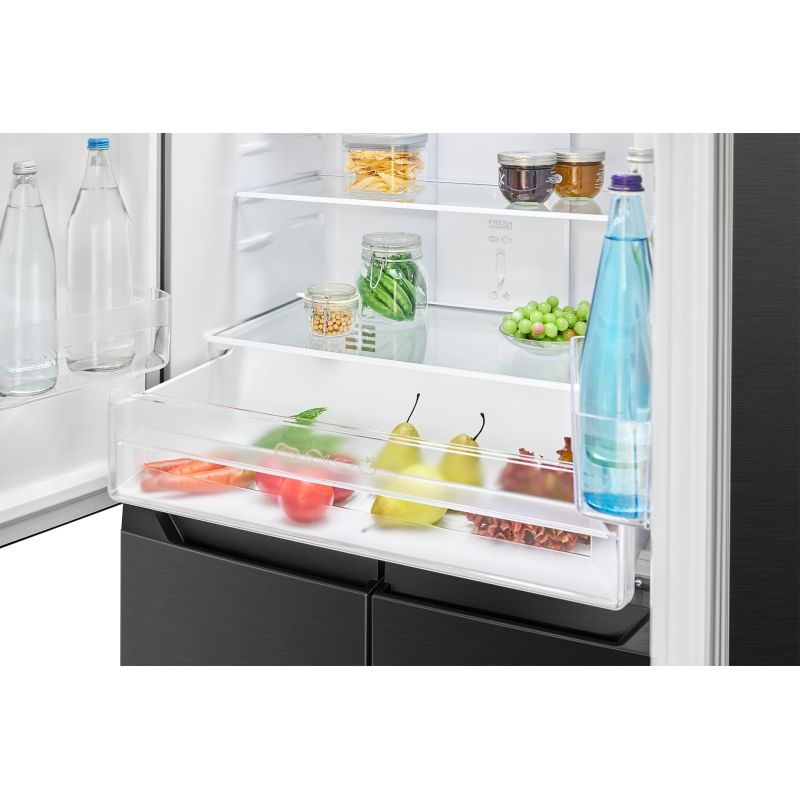 Fridge/Freezer362L Black Bomann KG 7358 Black