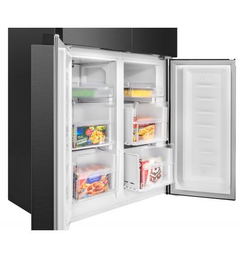 Fridge/Freezer362L Black Bomann KG 7358 Black