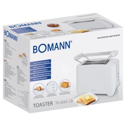 2-slice toaster White Bomann TA6065CB-White