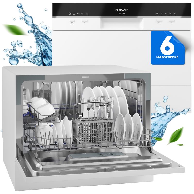 Table Dishwasher Bomann TSG 7405 White