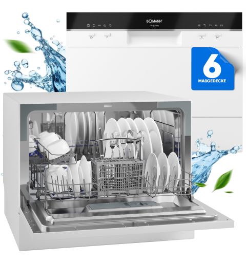 Table Dishwasher Bomann TSG 7405 White