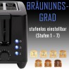 Toaster 2 slots Black Bomann TA6065CB-Black
