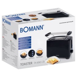Toaster 2 slots Black Bomann TA6065CB-Black