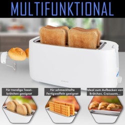 Toaster 2 slots White 1400W Bomann TA6070CB-White