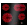 Bomann EBK7941 4-burner glass ceramic hob with built-in double zone