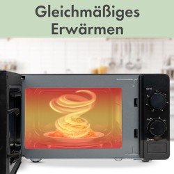 Four micro-onde 20L 1150W  Bomann MW6014CB-Noir