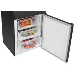 315L Black refrigerator and freezer Bomann KG7357-Black