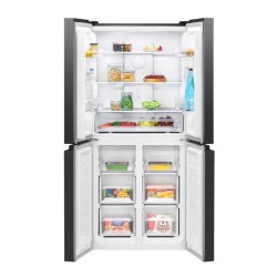Bomann KG7358-Black 362L fridge and freezer