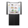 Bomann KG7358-Black 362L fridge and freezer