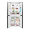 Bomann KG7358-Inox 362L fridge and freezer