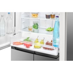 Réfrigérateur et congélateur 362L Inox Bomann KG7358-Inox