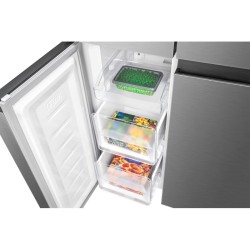 Réfrigérateur et congélateur 362L Inox Bomann KG7358-Inox