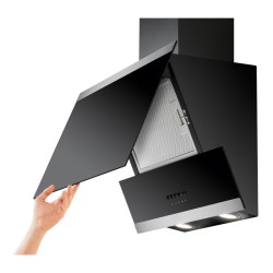 Bomann DU7610-G Inclined LED Hood Black