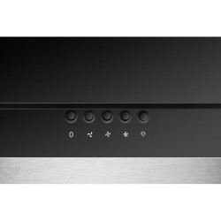 Hotte inclinée à LED Noir Bomann DU7610-G-Noir